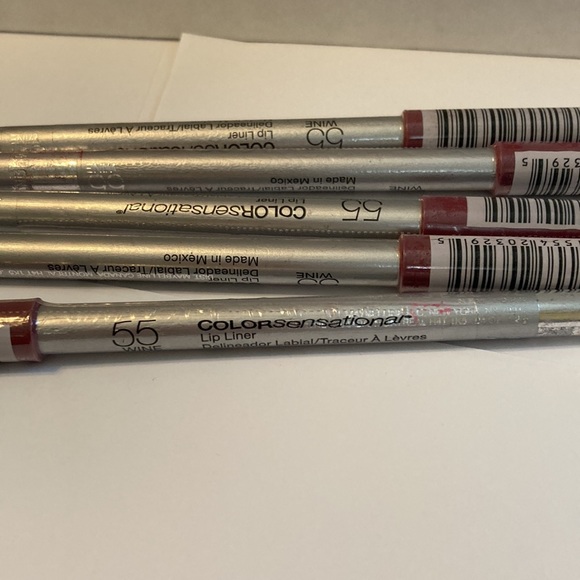 Maybelline ColorSensational Lip Liner WINE 55 Sealed Set of 5 Brand New - Picture 11 of 13